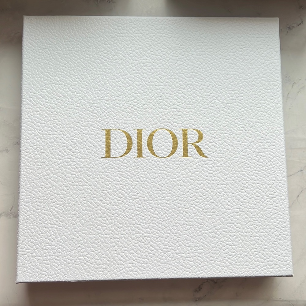 Dior empty gift box square shaped